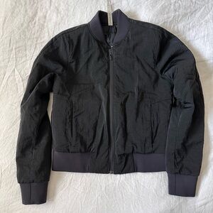 Women's Lululemon Non-Stop Black Bomber Jacket 6, great condition